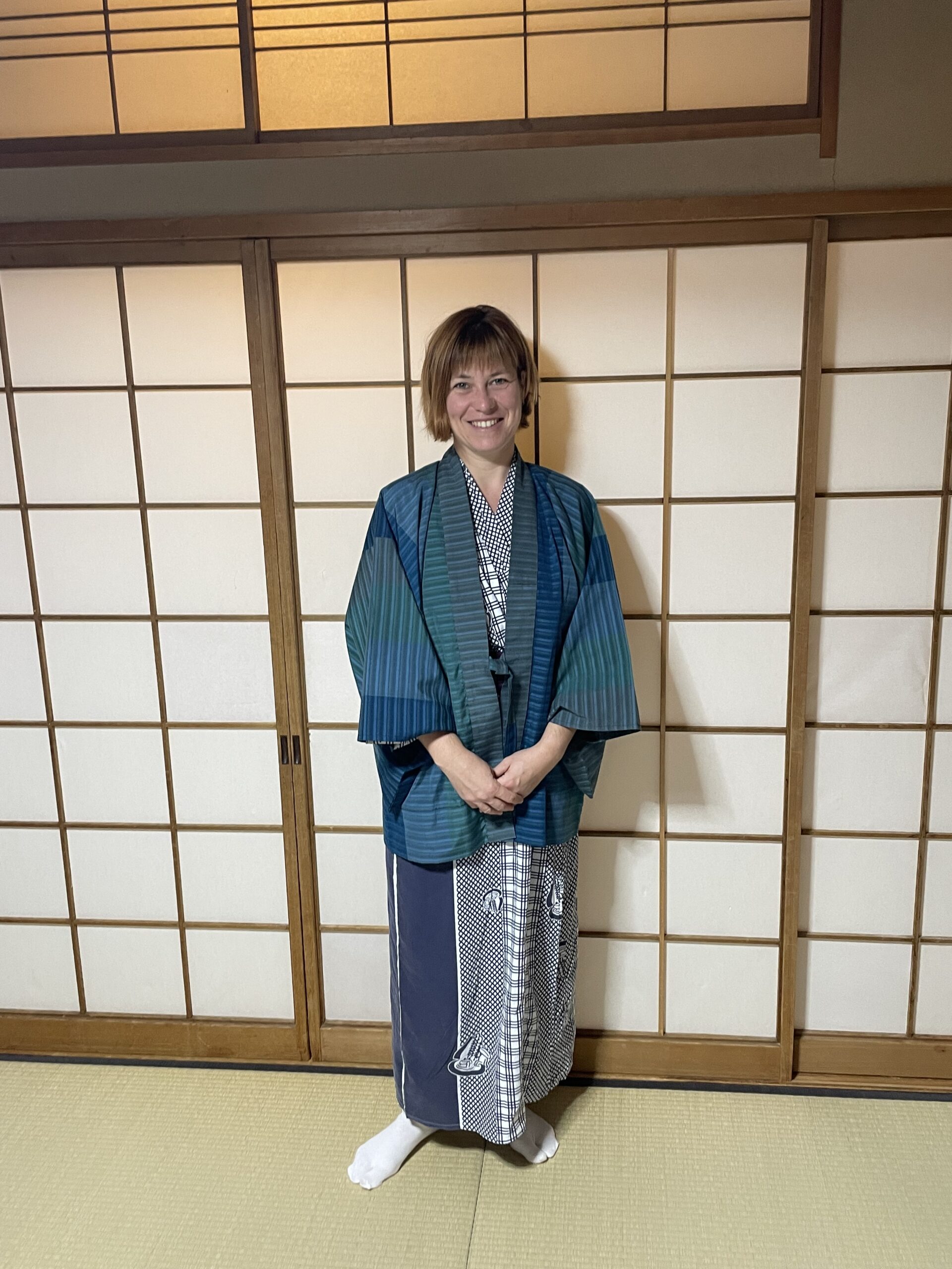 En yukata dans le ryokan