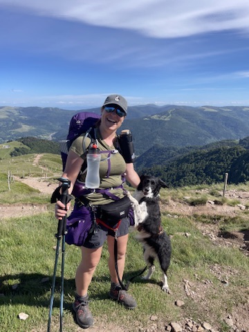 Mon chien et moi en randonnée